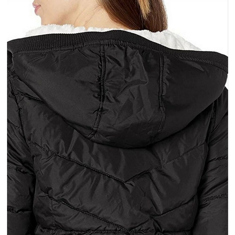 NEW Reebok Women's Reversible Puffer Anorak Sherpa Lined Jacket XL - Picture 4 of 12